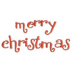 Stickdatei - Weihnachten Merry Christmas